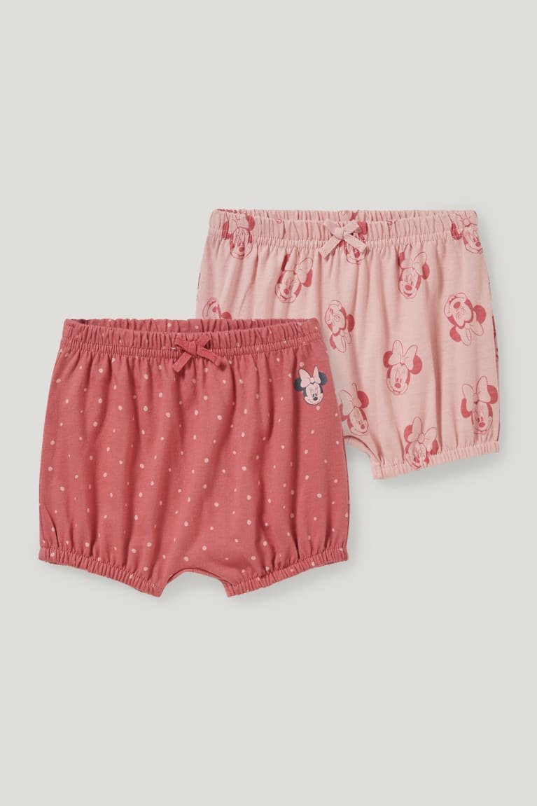 Multipack 2er - Minnie Maus - Baby-Shorts
