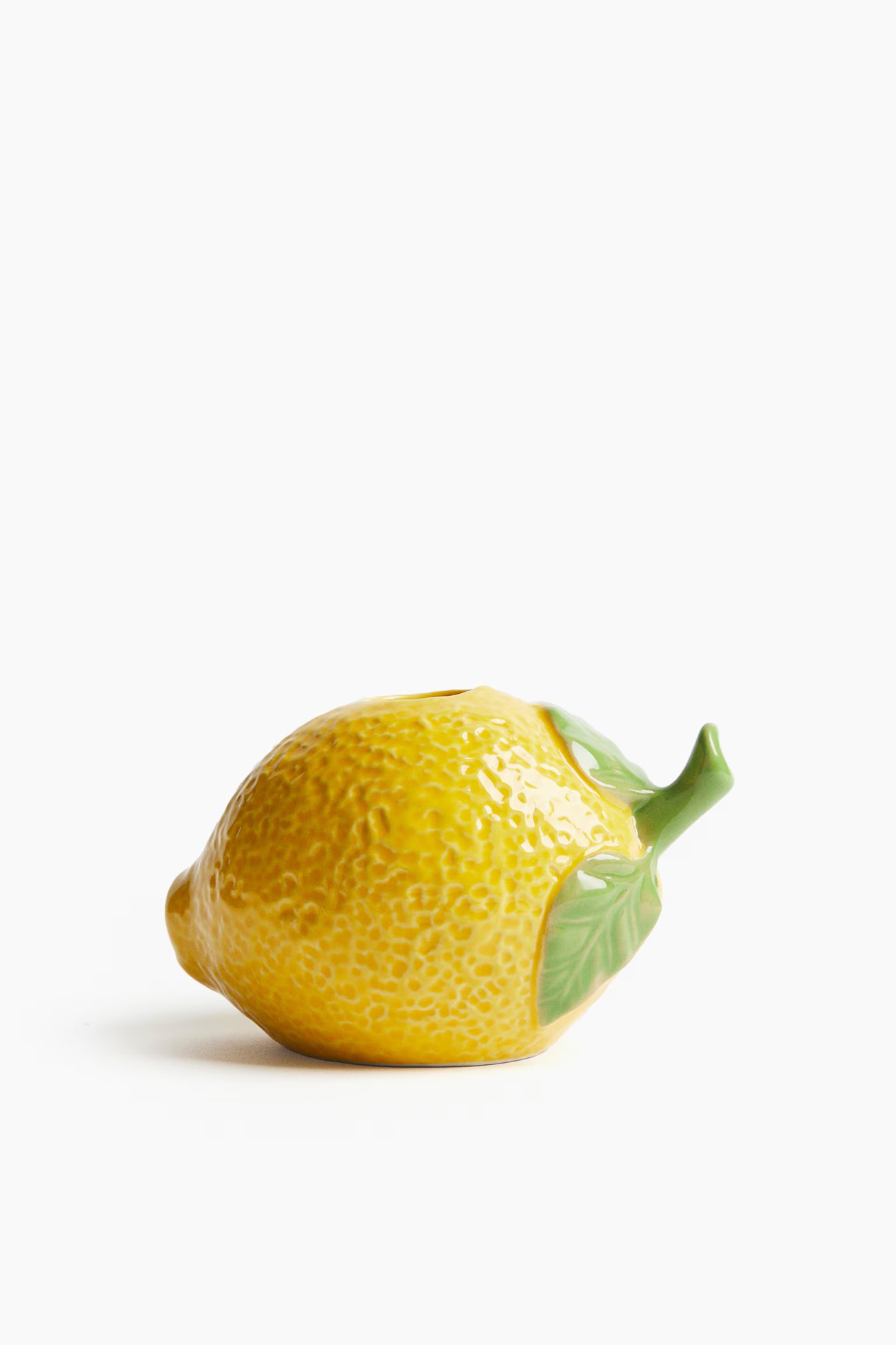 Zitronenförmiger Kerzenhalter