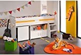 Homeline Parisot Hochbett mit Schreibtisch