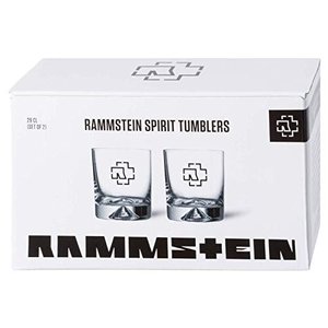 Rammstein-Glas mit Logo im 2er-Pack