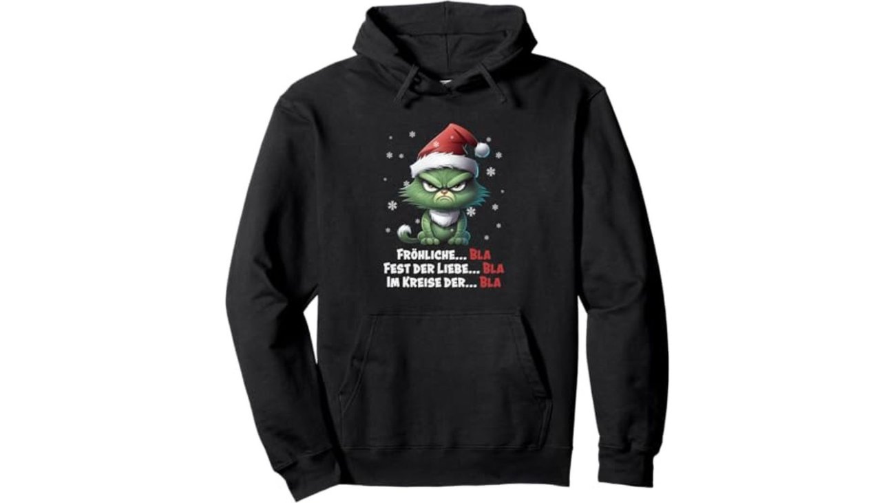 Ich hasse Weihnachten – I Hate Christmas Anti Xmas Pullover