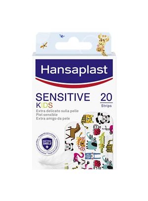 Hansaplast Sensitive Kids Animal Pflaster, 20 Stück