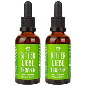 BitterLiebe Bittertropfen - Bitterstoffe Tropfen mit hochwertigen Löwenzahn und Bitterkräuter - Bitt