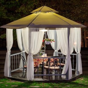 Deconovo Outdoor Vorhang Wetterfest