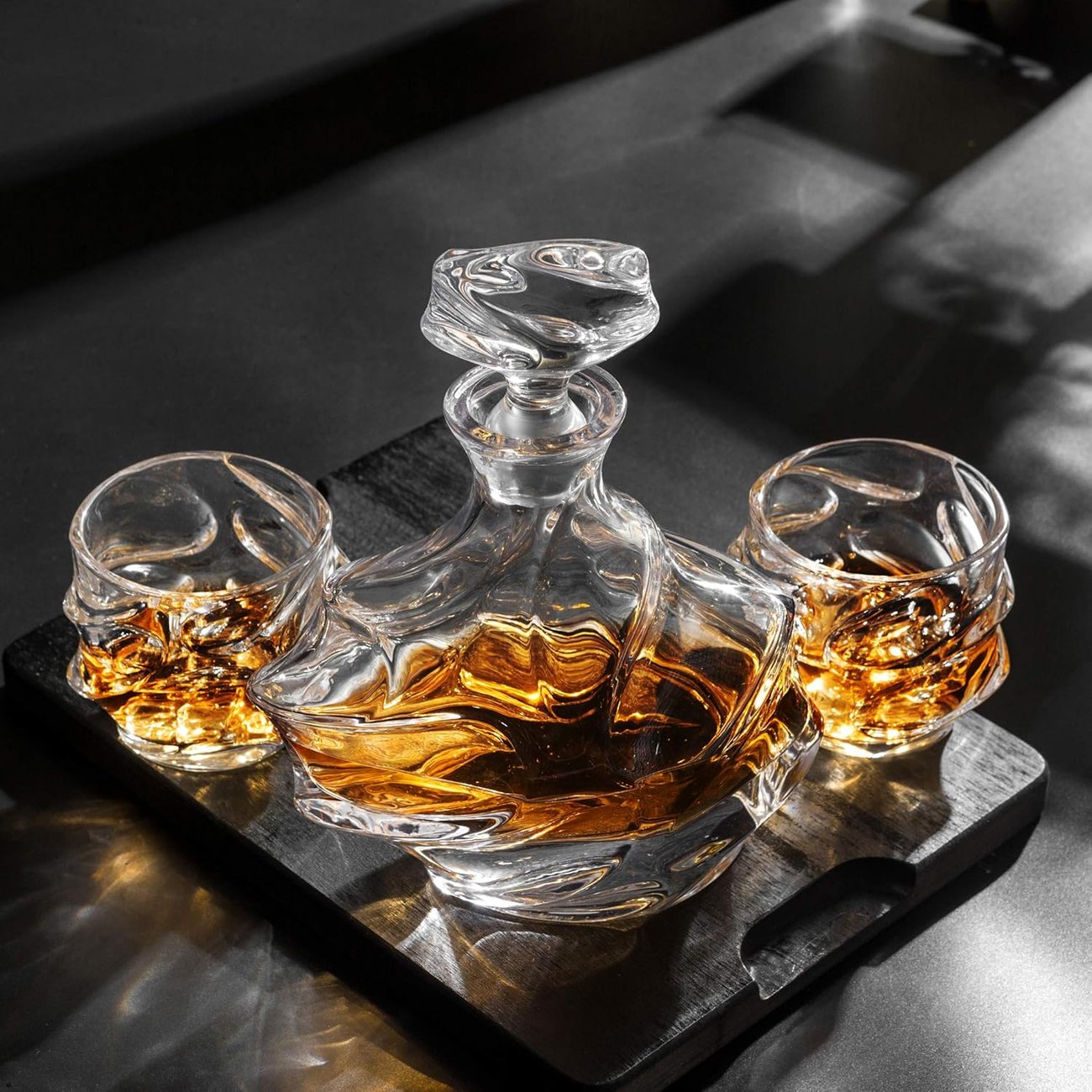 KANARS Whisky Karaffe und Gläser Set