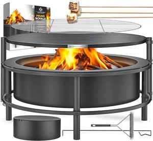 KESSER Feuerschale mit Grillrost