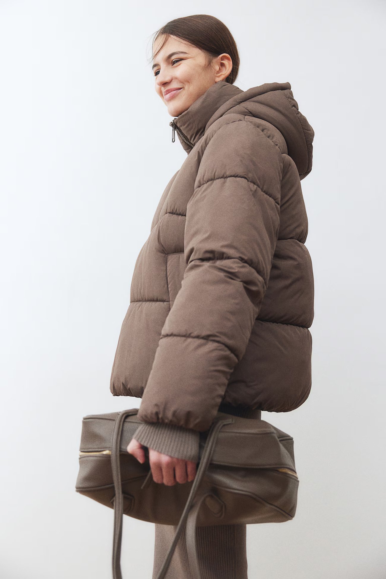 Puffer Jacket mit Kapuze