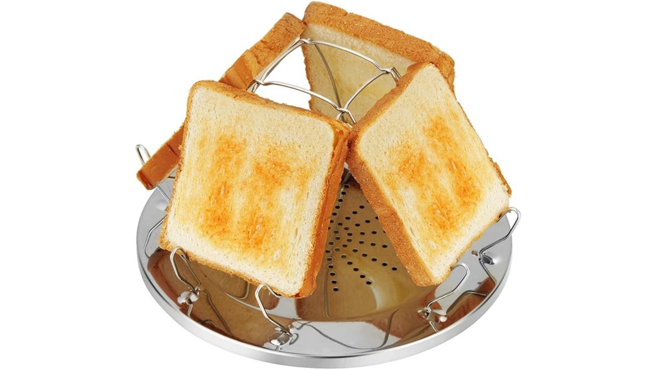 Camping Toaster für Gaskocher, faltbarer
