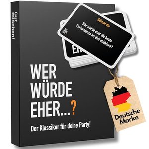 Wer Würde Eher - Partyspiel - 110 lustige Fragen