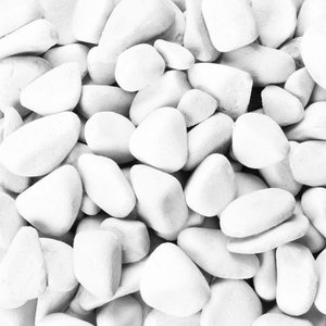 Eurosand Marbles 7-15mm gerundete Dekosteine 5 Kg weiß