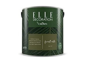 Crown ELLE DECORATION Forest Vista No. 392, 2,5 L, extra-matte Premium Wandfarbe für Innen, für Wänd