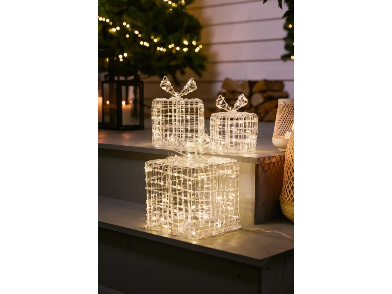 Metalldekoration Weihnachten