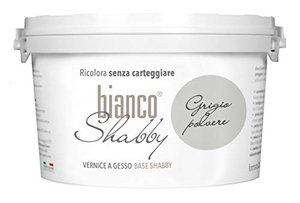 bianco Shabby Kreidefarbe Hellgrau