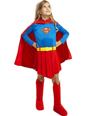 Funidelia | Supergirl Kostüm OFFIZIELLE für Mädchen Größe 3-4 Jahre ▶ Kara Zor-EL, Superhelden, DC C