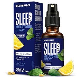 BRAINEFFECT SLEEP SPRAY STRONG Das Original - Melatonin Spray