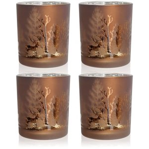 com-four 4-teiliges Teelichthalterset