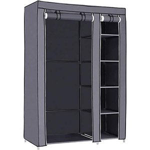 SONGMICS XL Stoffschrank mit Kleiderstange 110 x 175 x 45 cm 