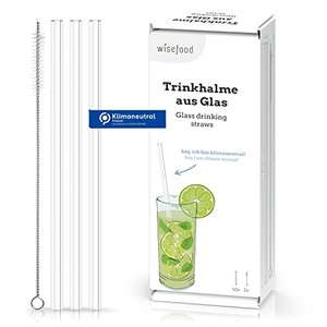 Glas Strohhalme