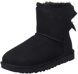 UGG Damen Mini Bailey Bow Ii Schlupfstiefel, Schwarz (Black), 39 EU (6 UK)