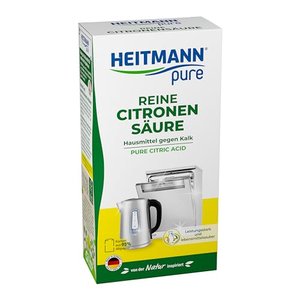 HEITMANN pure Reine Citronensäure: Ökologischer Bio-Entkalker - Pulver, 1x 350 g