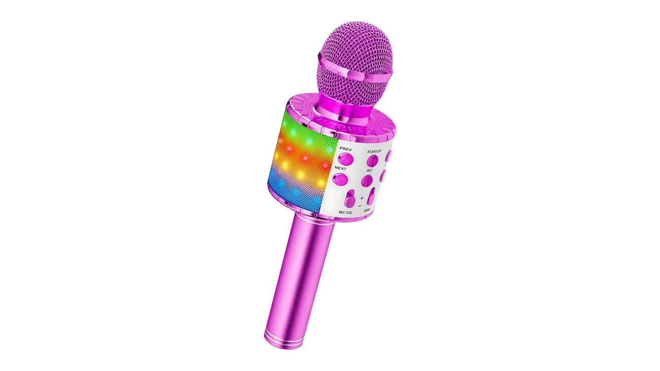 LED Karaoke Mikrofon für Kinder