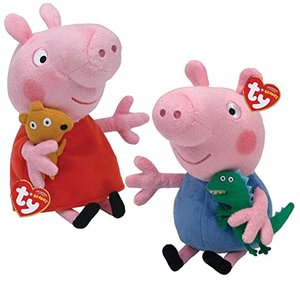 Ty Beanie Babies - Peppa & George Buddy Combo