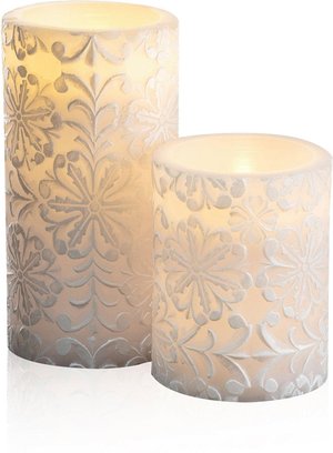 Pauleen LED-Kerze »Wachskerze Little Lilac Candle 2er Set«