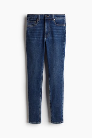 Skinny High Jeans - Blau