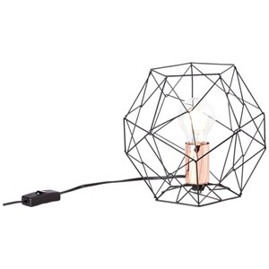 Retro Kupfer Gitter Tischleuchte