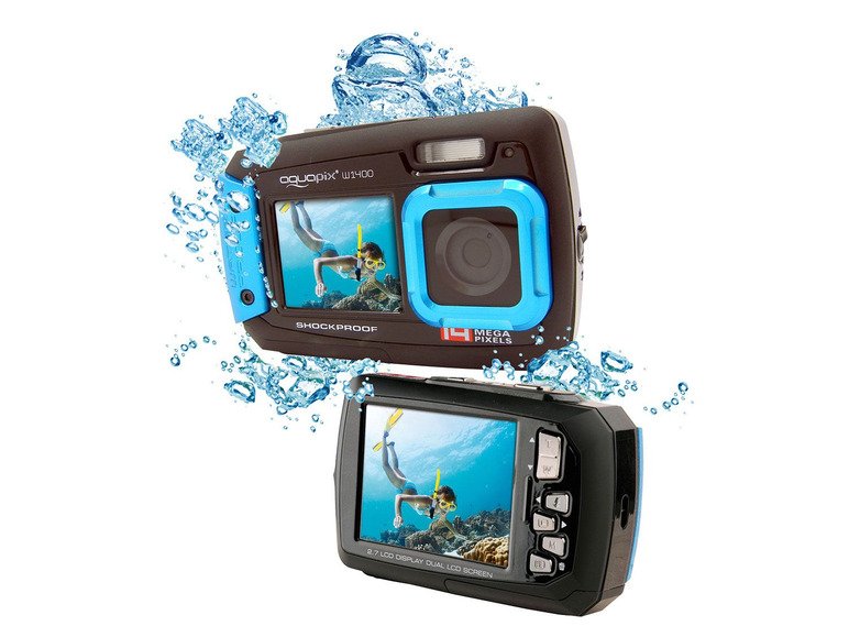 Aquapix Unterwasser Digitalcamera W1400 Active
