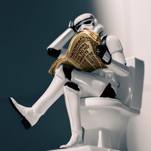 Star Wars: Stormtrooper Klo-Figur