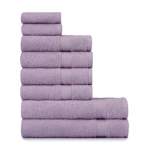 nottoc Handtücher Set Lila 8-TLG