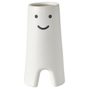 FRÖVÄXT Vase - weiß 20 cm
