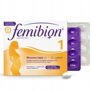 P&G Health Germany FEMIBION 1 Frühschwangerschaft Tabletten, 56 Stück