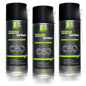 Spraytive Power Druckluftspray / Druckluftreiniger (3 x 400 ml)