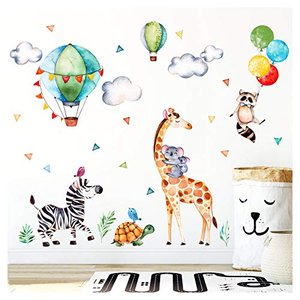 Little Deco Wandaufkleber Safariparty I Wandbild L - 134 x 90 cm (BxH)