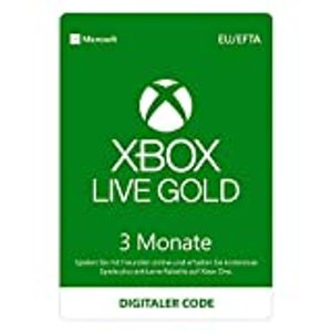 Xbox Live Gold Mitgliedschaft 3 Monate [Xbox Live Download Code]