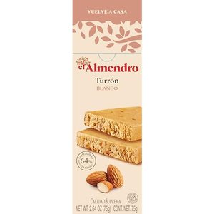 El Almendro Nougat aus Mandeln, 75 grammm