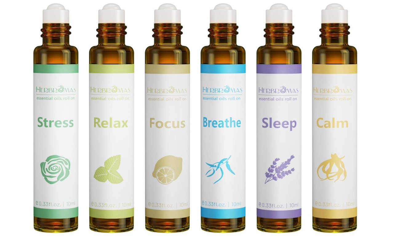 HERBROMAS Aromatherapie-Roll-On-Set