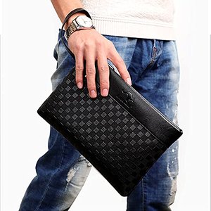 A-QMZL Herren-Clutch (Handgelenktasche) für Smartphone-Nutzer