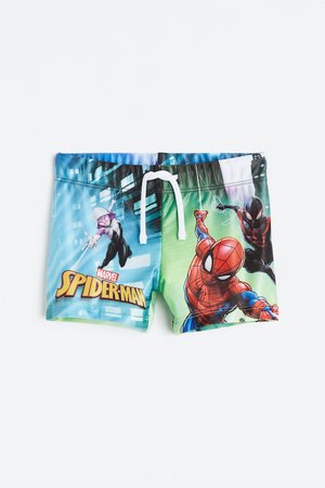 Badehose mit Print - Spiderman