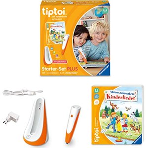 Ravensburger tiptoi Starter-Set: Stift, Ladestation und Buch (4. Generation)