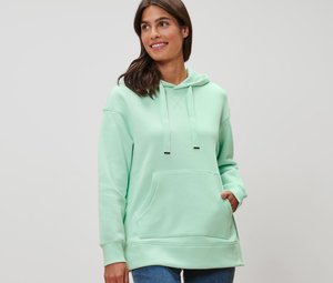 Langes Kapuzensweatshirt