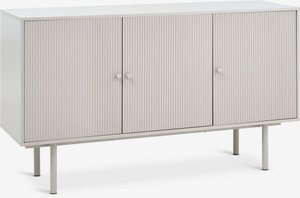 Sideboard „OVTRUP“ mit 3 Türen, beige