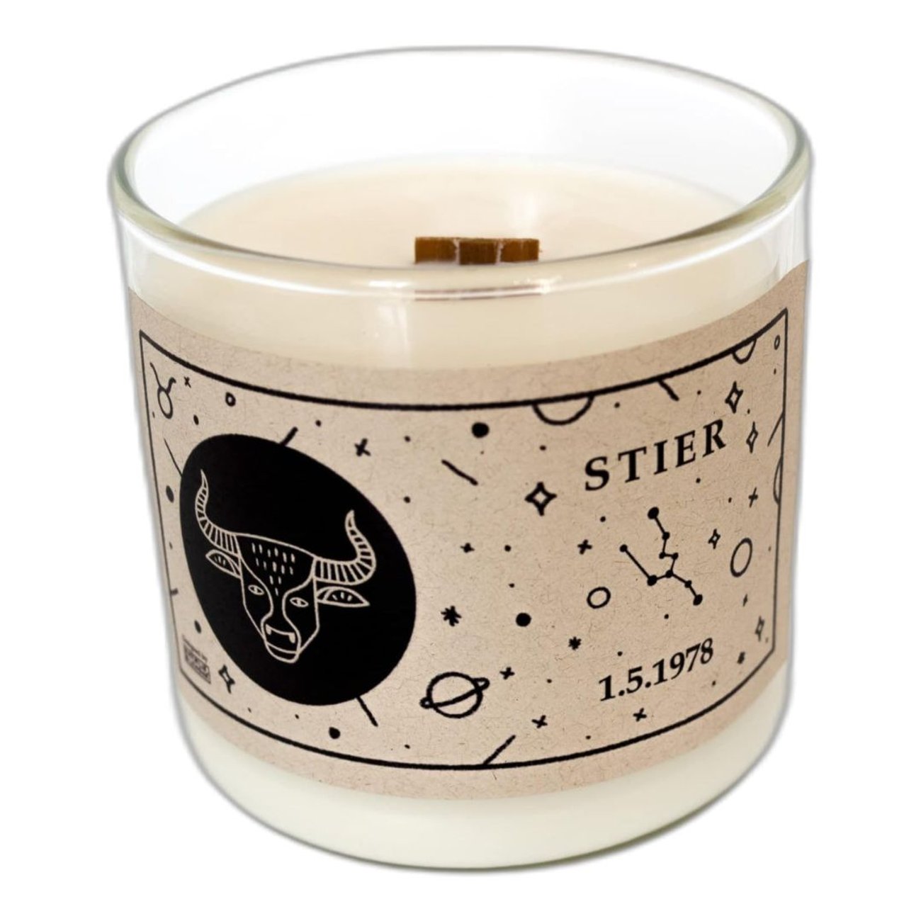 Zodiac Soja-Wachs-Kerze mit Stier