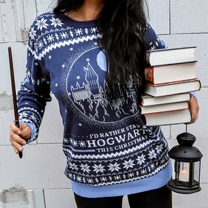 Harry Potter - Hogwarts Schloss Strickpullover