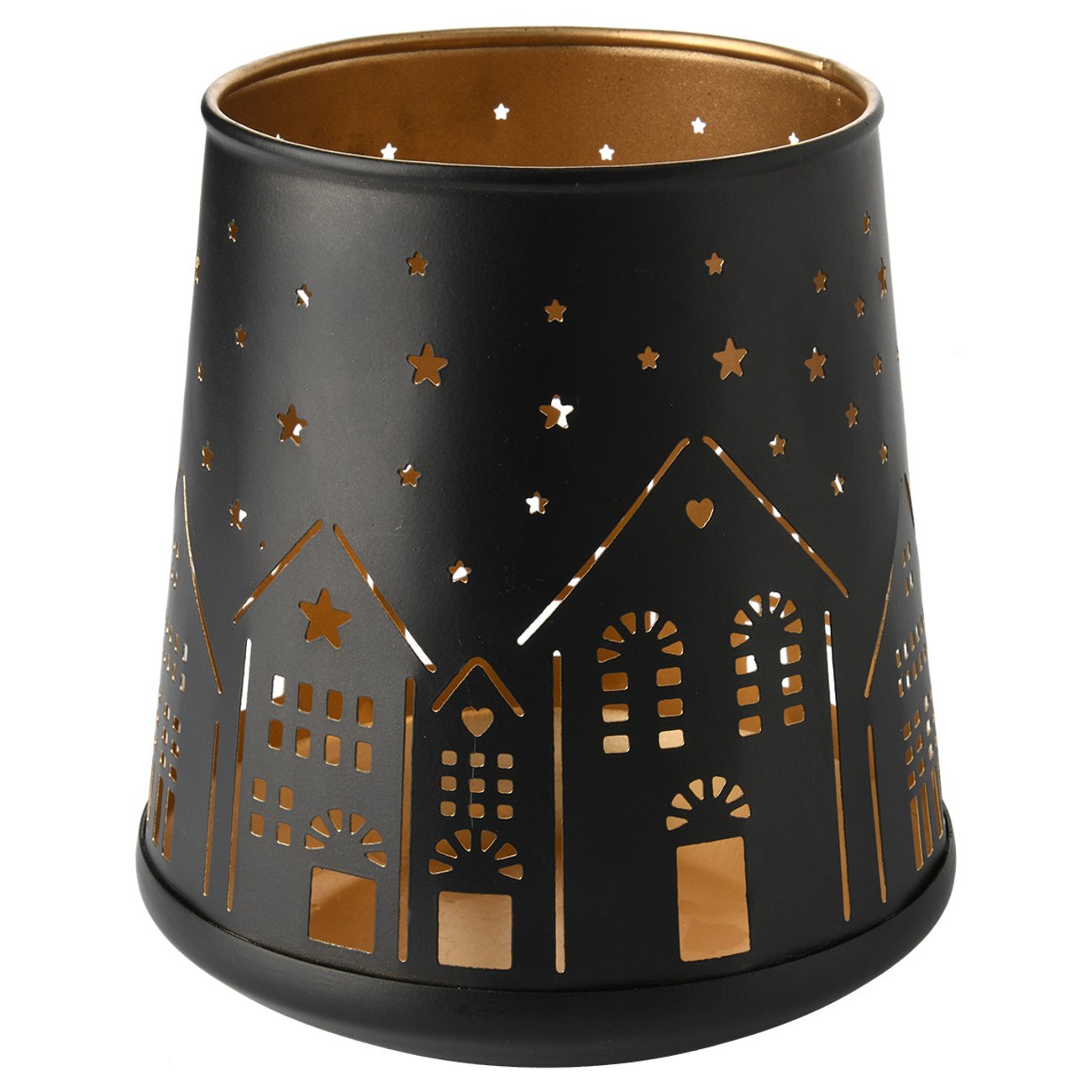 Windlicht aus Metall