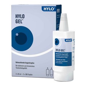HYLO GEL Augentropfen 2X10 ml