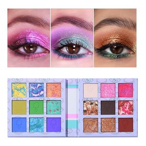 TINTARK Eyes Cream Lidschatten Palette, Glitzer