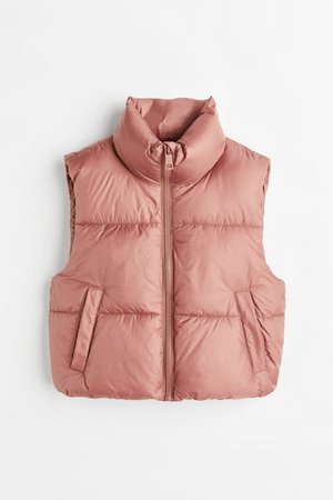 Puffer-Weste - Beige - Kinder